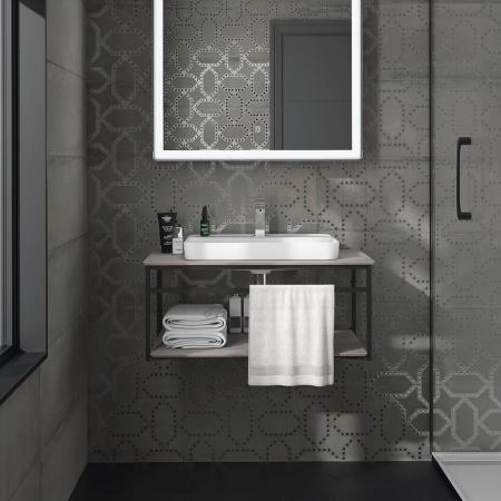 Металлическая структура Kerama Marazzi PLAZA NEXT ПЛАЗА НЕКСТ PL.N.80.02\BLK.M подвесная 80, черная матовая