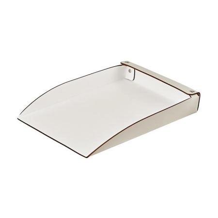 ADJ Лоток для бумаг, 32x23 см., цвет: панна котта/белый