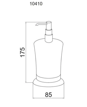 Настольный дозатор Boheme IMPERIALE 10410