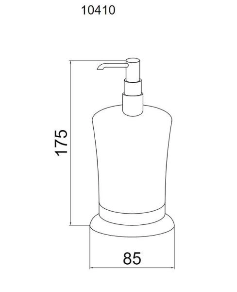Настольный дозатор Boheme IMPERIALE 10410