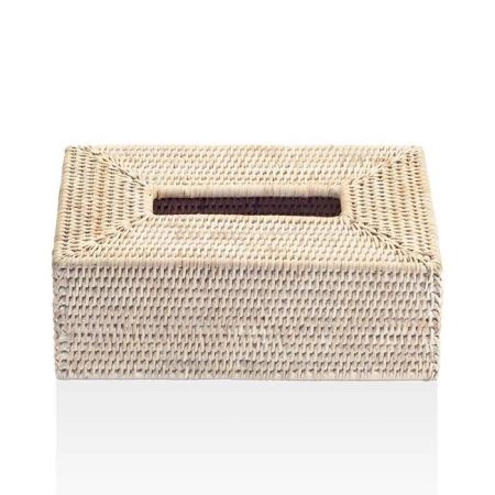 Decor Walther Basket KB Диспенсер для салфеток 14x25x10см, настольная, цвет: ротанг светлый