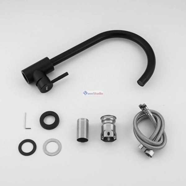 Смеситель для кухни Frap F40899-4 черный