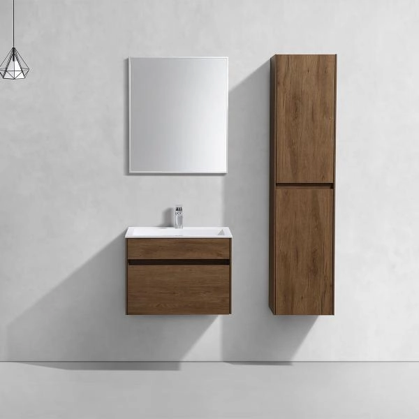 Тумба под раковину Vincea Chiara 600 подвесная, 1 ящик soft-close, цвет T.Oak