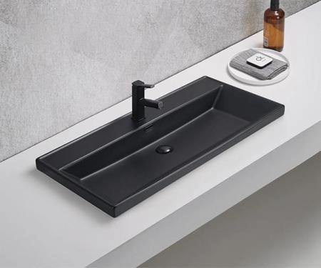 Раковина Gid Bm5510s встраиваемый 101 Черный матовый