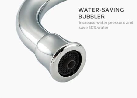 Смеситель Gappo G4398-14 для кухни с подключением фильтра питьевой воды, хром