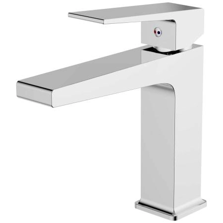 Смеситель для раковины Azario EDDIE без донного клапана, хром (AZ-VBH168207C)