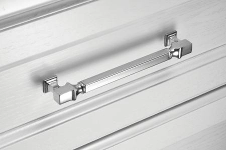 Тумба под раковину ASB-Woodline Венеция 100 Белый (патина серебро)