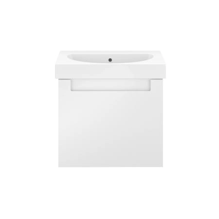 Тумба Kerama Marazzi BUONGIORNO БОНДЖОРНО BGP.60.1+1\WHT Плюс подвесная с ящиками 60, белая глянцевая-дуб Кантри