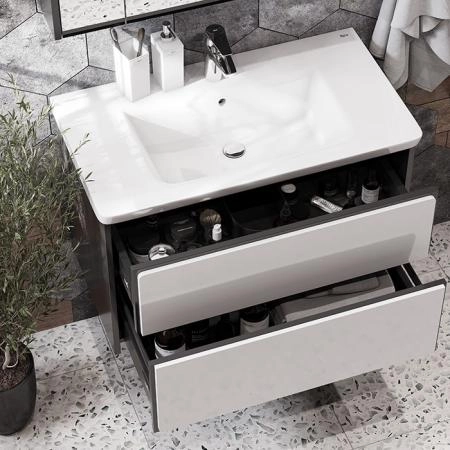 Roca The Gap Original UNIK Раковина подвесная 80x44x16.5см., с 1 отв., цвет: белый