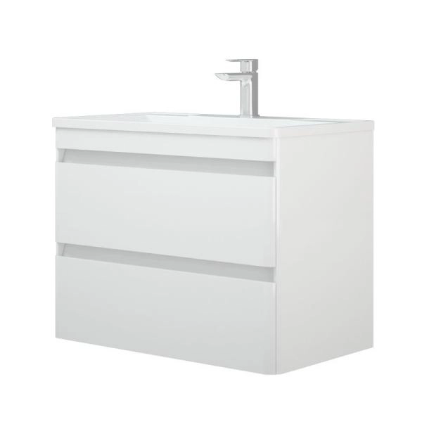 Тумба под раковину Corozo Алабама 100 Z2, белая подвесная, Adel 100