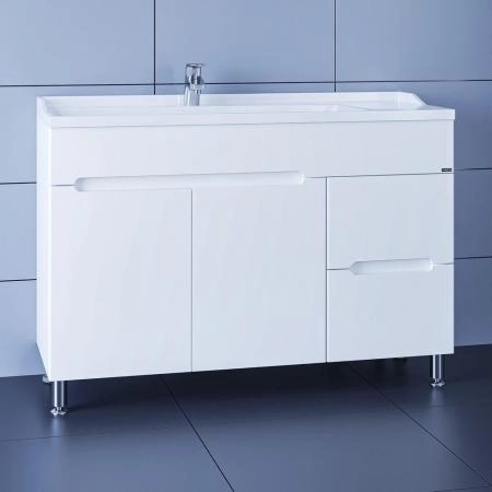 Тумба под раковину СаНта напольная  Лондон 120  2 ящика (для умывальника Сириус 120)