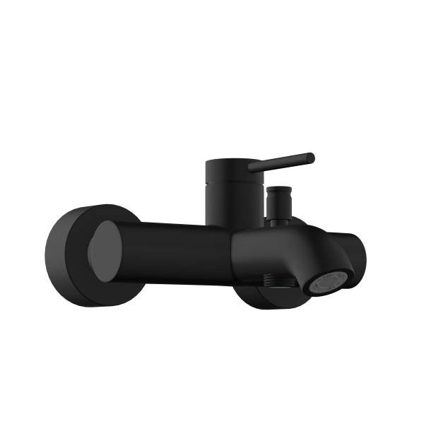 Смеситель VitrA Minimax Round  A4354836EXP настенный однорычажный матовый черный латунь