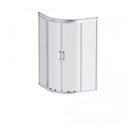 Душевой уголок AM.PM Gem W90G-401A090WT прозрачное, профиль матовое серебро