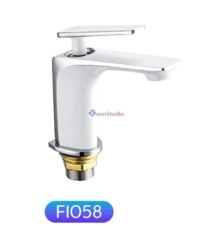 Смеситель для раковины Frap F1058 белый хром
