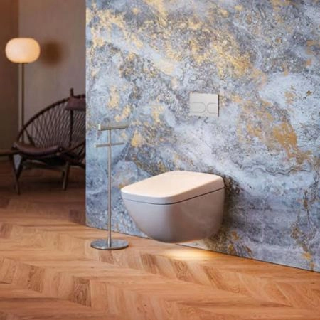 TOTO Neorest WX2 Комплект: Унитаз подвесной 66x45см, сиденье, инсталяция, клавиша смыва, Cefiontect, Rimless, цвет: белый
