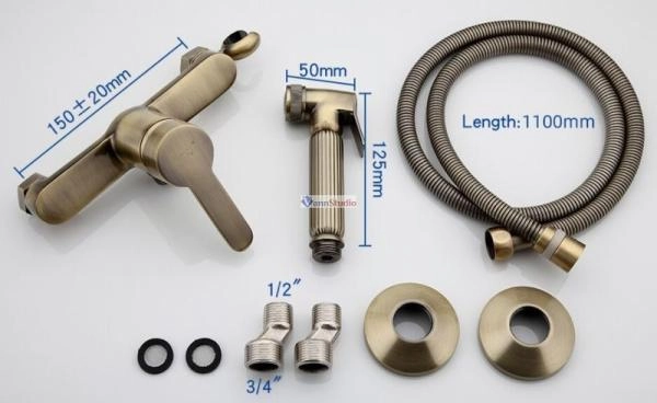 Гигиенический душ Frap F2041-4 бронза