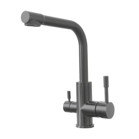 Смеситель Lemark Expert LM5061GMN для кухни с подключением к фильтру с питьевой водой Графит