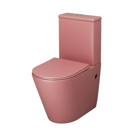 Унитаз Grossman GR-4480PIMS Color (620*365*810) РОЗОВЫЙ МАТОВЫЙ напольный Безободковый