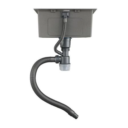 Кухонная мойка Gappo GS7850-6L 780x500x215mm 0.8мм с коландером Черный чаша слева