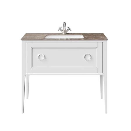 Тумба Kerama Marazzi PLAZA CLASSIC ПЛАЗА КЛАССИК PL.CN.100.1\WHT.M напольная 1 ящик 100, белая матовая