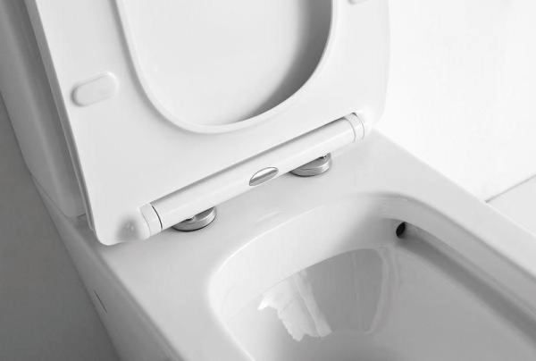 Унитаз Ceramalux 2170AXMW напольный безободковый с бачком ( GEBERIT ) сиденье микролифт белый матовый