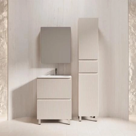 Тумба с раковиной Style Line Марокко 60 ЛС-00002493 напольная крем