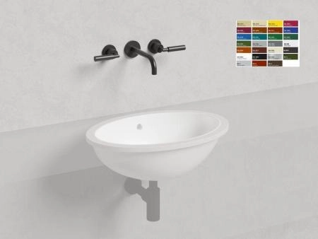 Раковина Salini MAREA 12  S-Sense покраска RAL глянцевая 55x38 1101109GF встраиваемая