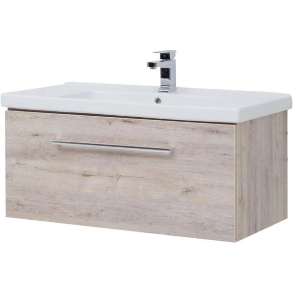 Тумба Dreja BIG INN 100 см под умывальник дуб кантри, подвесная