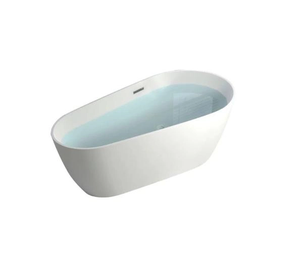 Ванна Cerutti Spa MIMI акриловая (1700x800x580) отдельностоящая, белая, со сливом-переливом