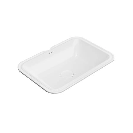 Раковина Kerama Marazzi PLAZA ПЛАЗА PLR.wbu.55 встраиваемая снизу 55, белая глянцевая