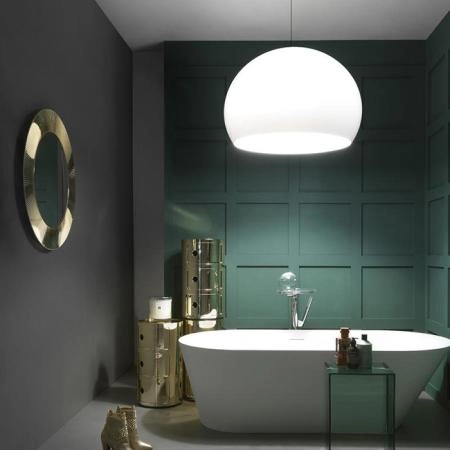 Laufen Kartell Зеркало круглое d=78см, настенное, без подсветки, цвет: золотой