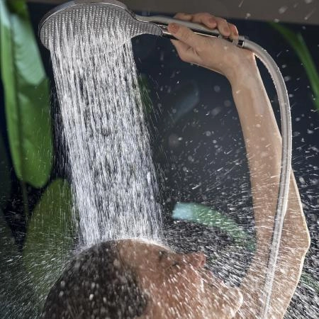 Ручной душ Bossini Apice B00900.030 ?140 мм, хром