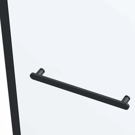 Душевая дверь Vincea Como Soft VDS-1CS110CLB, 1100, черный, стекло прозрачное