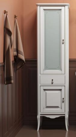 Пенал Opadiris Лоренцо 40L-W 452х1755х360 мм цвет белый без патины напольный левый