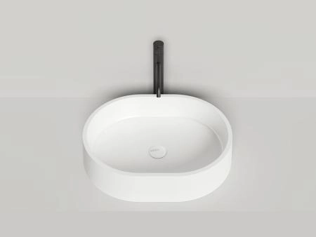 Раковина Salini GLORIA 10 S-Stone матовая 56x44 1102211M накладная