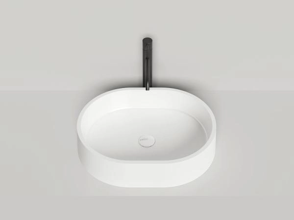 Раковина Salini GLORIA 10 S-Stone матовая 56x44 1102211M накладная
