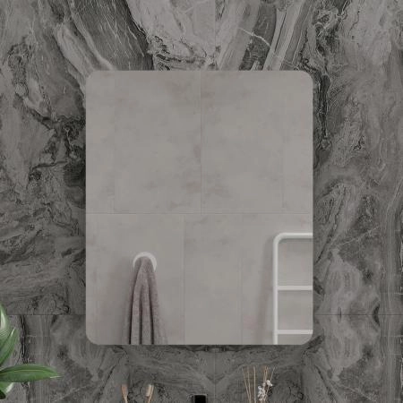 Шкаф зеркальный Volna 60 белый глянец