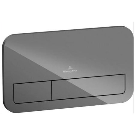 Клавиша смыва Villeroy&Boch Viconnect 922400RB материал-стекло, цвет-черный глянцевый