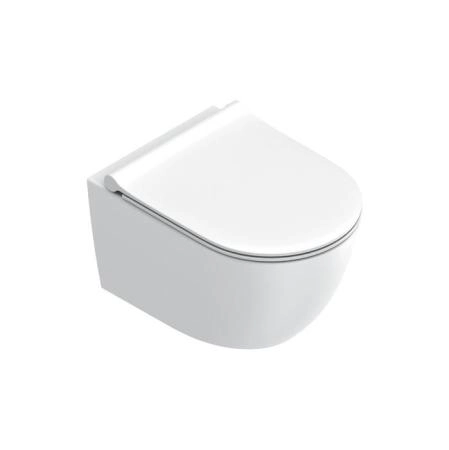Catalano Sfera Унитаз подвесной 50x35см, безободковый, смыв Tornado, покрытие Twinglaze+, цвет: белый матовый