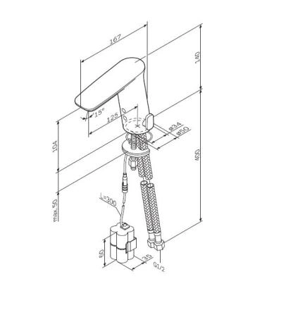 Смеситель для раковины AM.PM Inspire 2.0 F50A02300 Хром