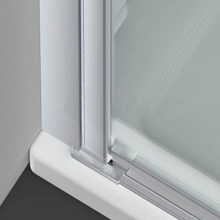 Душевая дверь Vincea Alpha VDP-3AL600CLB, черный, стекло прозрачное