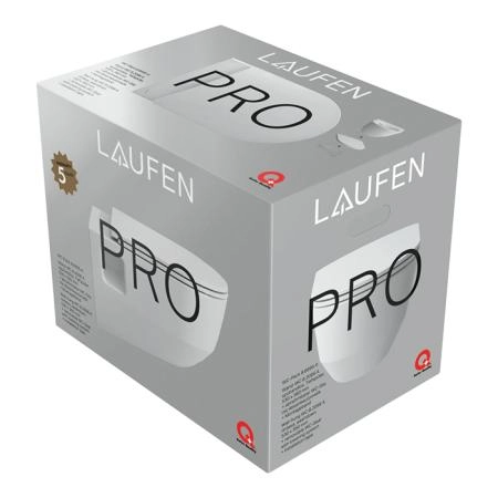 Laufen Pro Комплект подвесной унитаз 53x36x34.5см., сиденье с механизмом мягкого закрывания, безободковый, цвет: белый