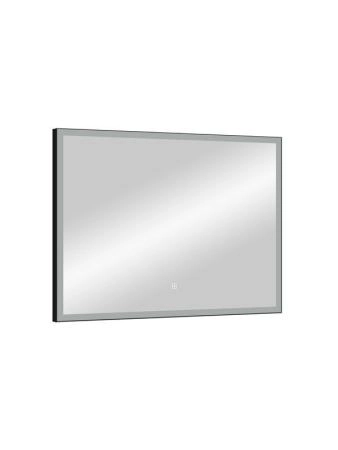 Зеркало Континент Frame black standart 800x600 ЗЛП183 с подсветкой