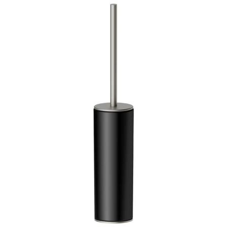 Newform Accessori tondi Туалетный ерш, напольный, черная керамика, цвет: titanium satin