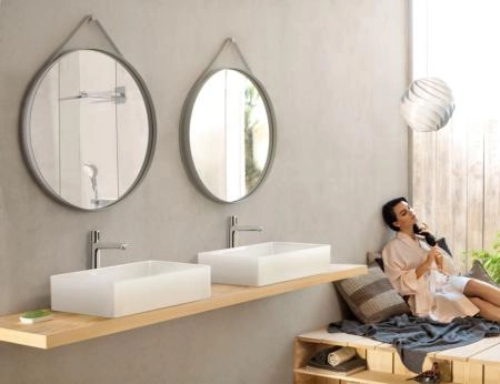 Смеситель для раковины Hansgrohe Talis Select E 240 71752000 с донным клапаном,хром