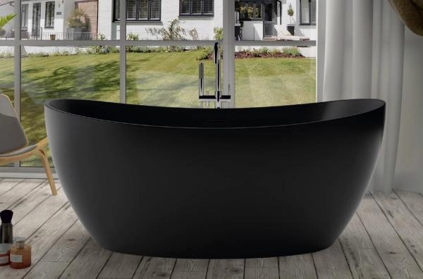 Ванна черная матовая Azario Glasgow GLA18080 180x80 акриловая