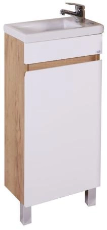 Тумба ASB-Mebel Марко 40 напольная белый/дуб золотой