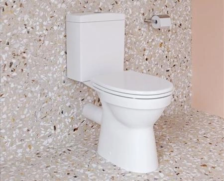 Унитаз VitrA S10 Open-Back 9822B003-7204 безободковой напольный с сиденьем микролифт