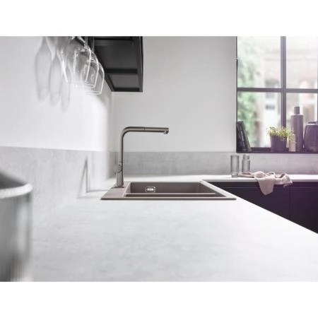 Hansgrohe 72808800 Talis M54 Смеситель для кухни 270 мм, выдвижной Г излив, сталь