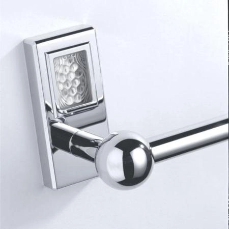 THG Métropolis à manettes cristal clair Полотенцедержатель 60см, подвесной, цвет: хром/прозрачный хрусталь